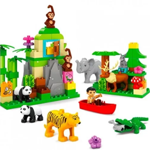 اسباب بازی لگو دوپلو حیوانات جنگل 106 قطعه مدل Wild Animals 5285_اسباب بازی لگو